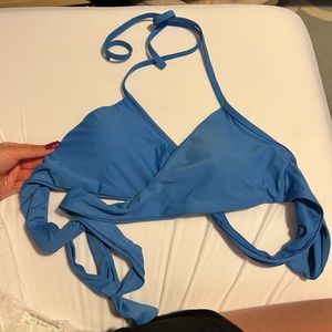 Aerie wrap swim top
